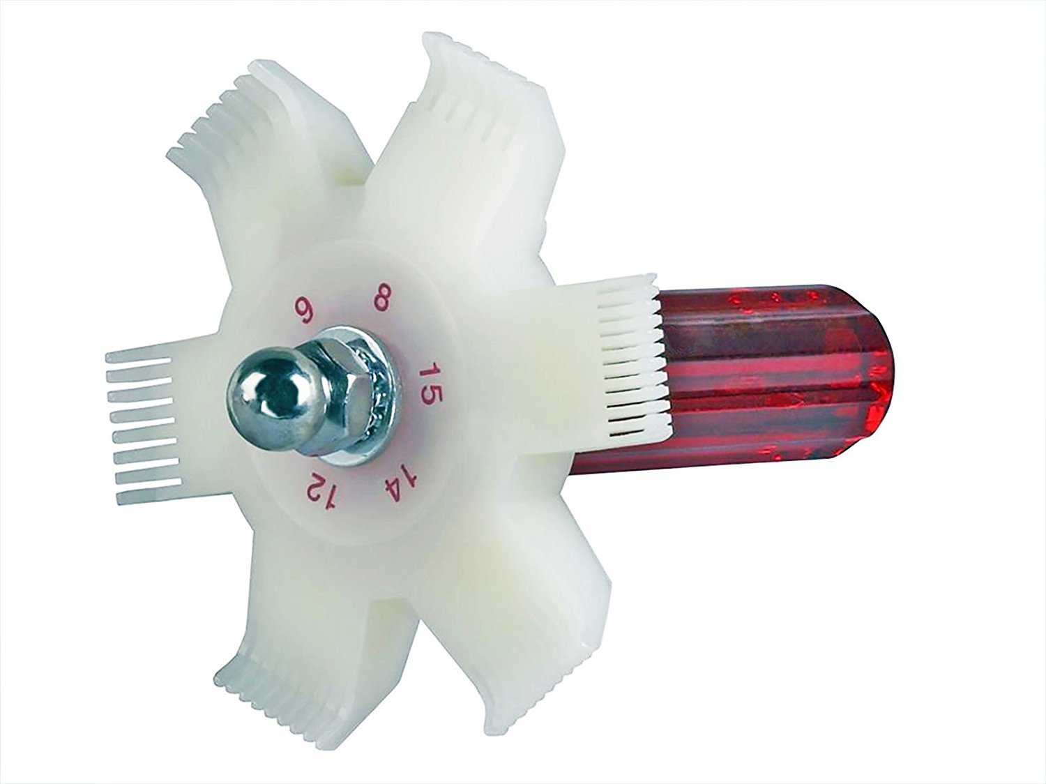 Everwell AC Evaporator/Condenser Radiator Coil Fin Straightener Comb Rake (6 in 1) - New