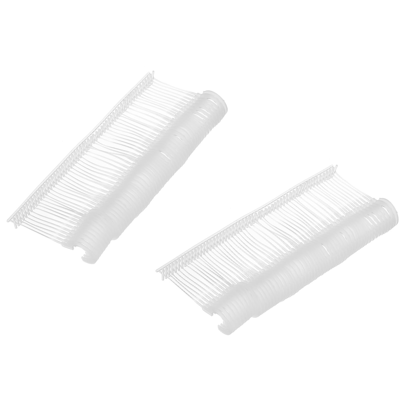 sourcing map 1500 Pcs J Hook Fasteners, 25mm Transparent Tagging Gun Refill Fasteners Standard Tagging Barb Fasteners Plastic for Clothing Hanging Fine Stitch Price Refills Tag Label