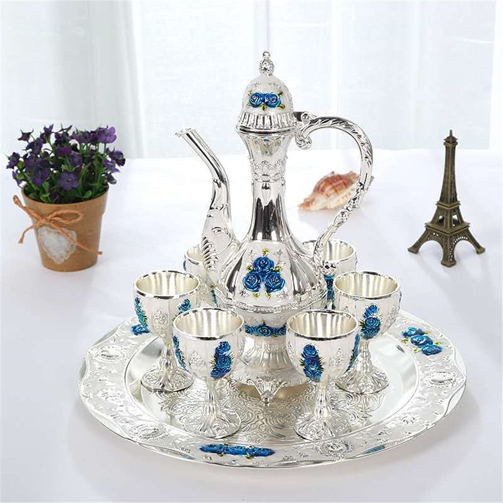 TYUHDUYUR Small Pumpkin Wine Wedding Light Fashion Retro Rose Wine Dispenser Household Retro Wine Utensils (Color : F) (D)