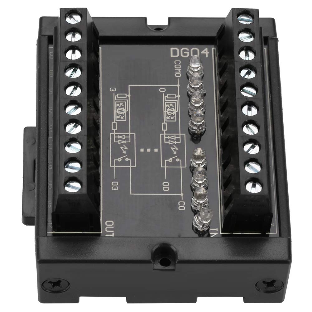 Keenso Convertitore di Livello NPN a PNP, convertitore di Livello del Segnale di conversione del Segnale a 8 canali Wide Voltage 10-28V