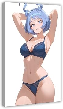 AI Japanese Anime, Cute Sexy Girl3327356-0c7f875dfd-00000005 Canvas Poster Wall Art Decor Print Picture Paintings for Living Room Bedroom Decoration Frame 20x30inch50x75cm