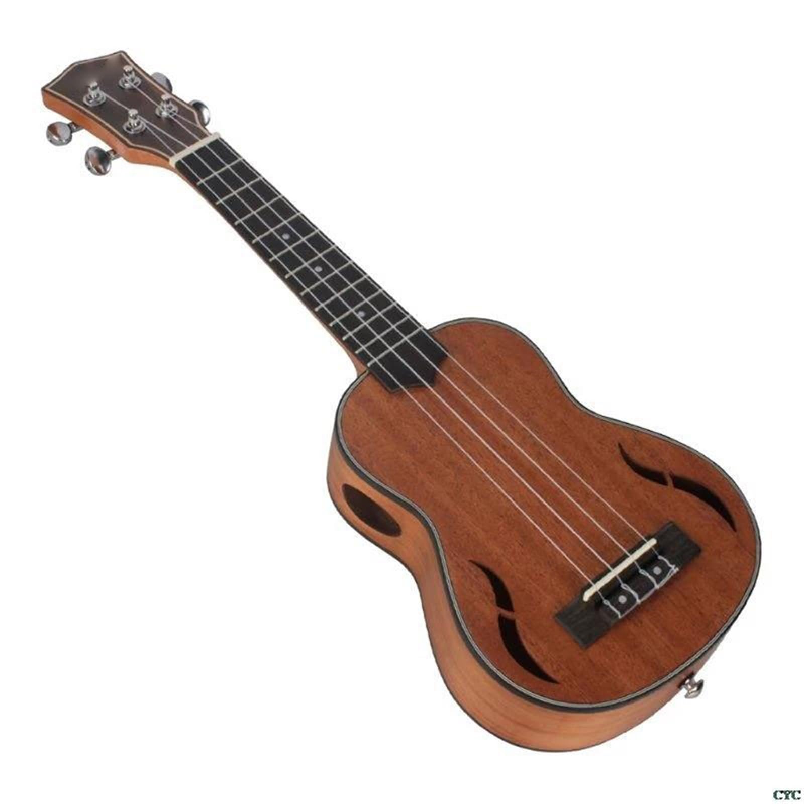 Zestawy Ukulele 21calowe Ukulele Tenorowe Z Korpusem Orzecha Włoskiego 18 Progami I Mahoniową Podstrunnicą