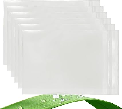 Super Thick 12 Mil Reclosable Clear Plastic Zip Bags (14 in x 18 in)
