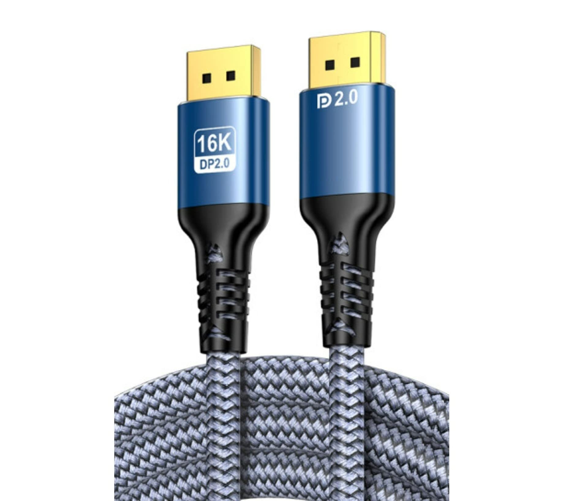 INICIO 16K Displayport 2.1 Dp 2.0 Cable 1.5M [16K@60Hz,10K@60Hz,8K@120Hz,4K@240Hz 165Hz 144Hz] 80Gbps Hdr, Hdcp Dsc 1.2A, Video Display Port 2.1 Cord Compatible Freesync G-Sync Gaming Monitor, Blue (B098T89HF8) Amazon Price History, Amazon Price Tracker