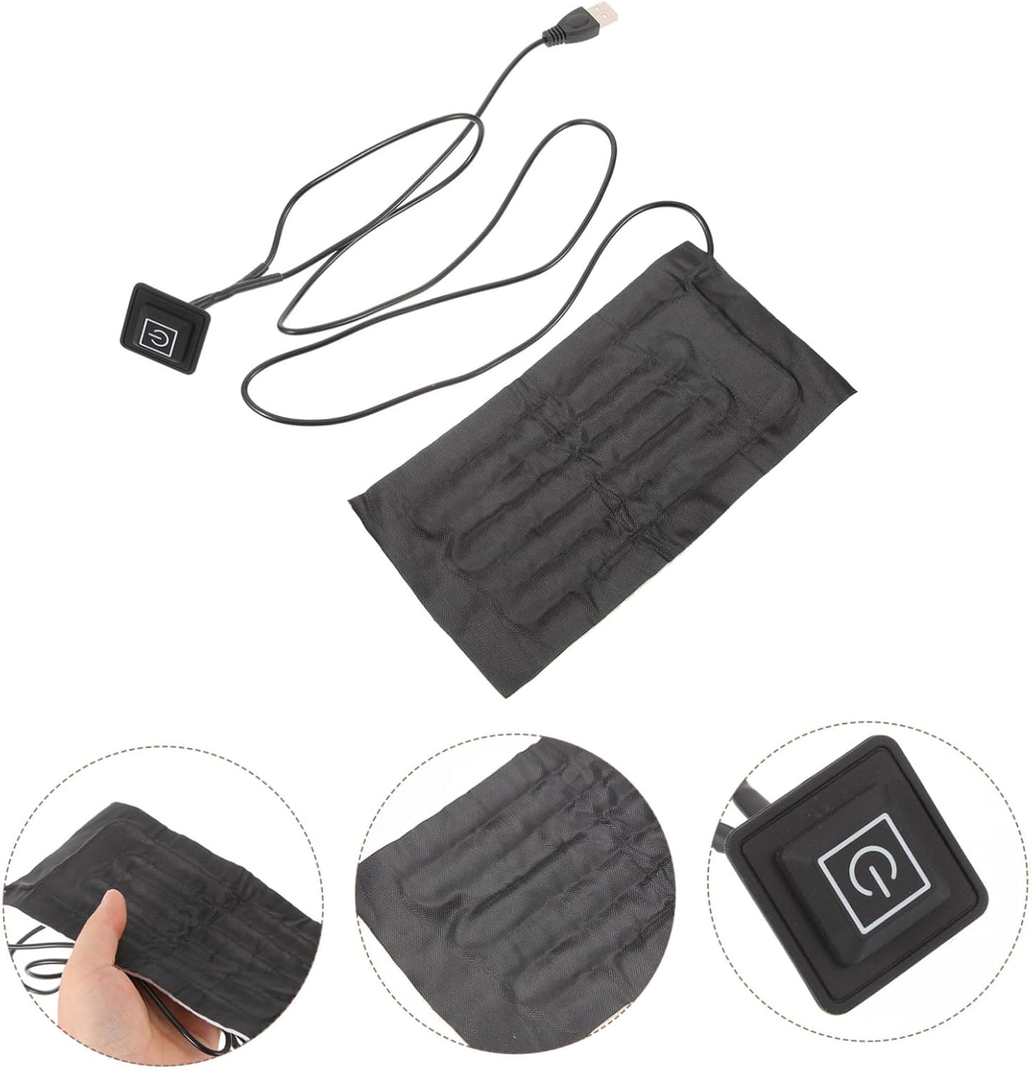 Totority 5pcs Heat Mat for Indoor Digital Thermostat USB Energy Efficient Heating Pad for Germination for and Hydroponic Gardening