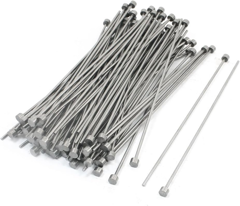 Ruilogod Mould Manufacturing 6mm Tip 2mm Shank Straight Ejector Pins 100 PCS (id: 680 3b0 5eb 7ec 3ee