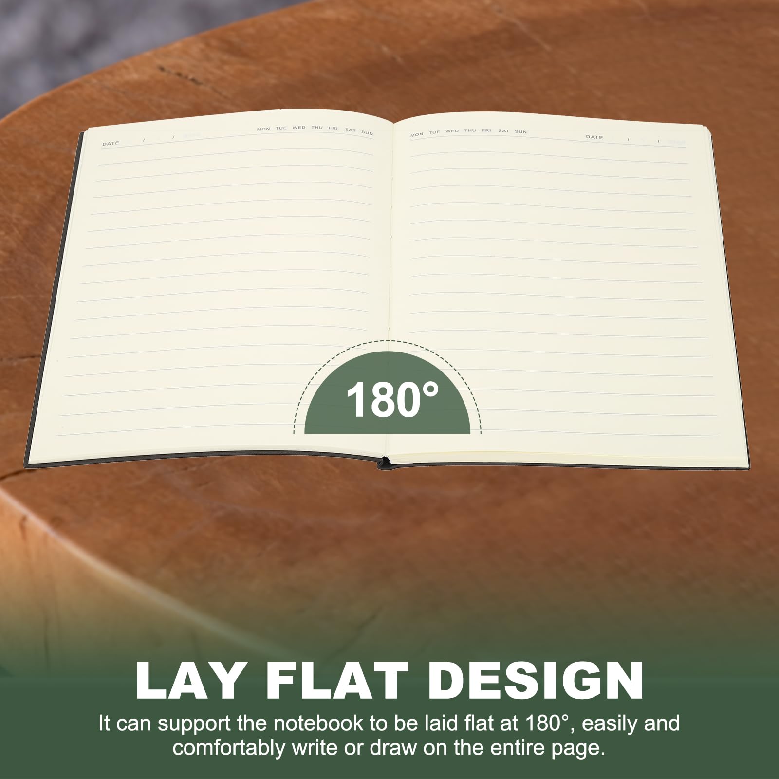 PATIKIL 5.8x8.3 Inch Lined Journal Notebook - Image 3
