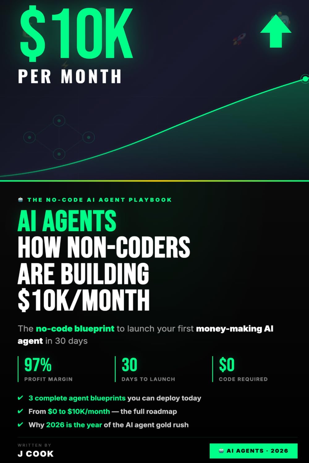 AI Agents: How Non-Coders Are Building $10K/Month Income Streams While Everyone Else Watches: 1 (AI Agent Playbooks)