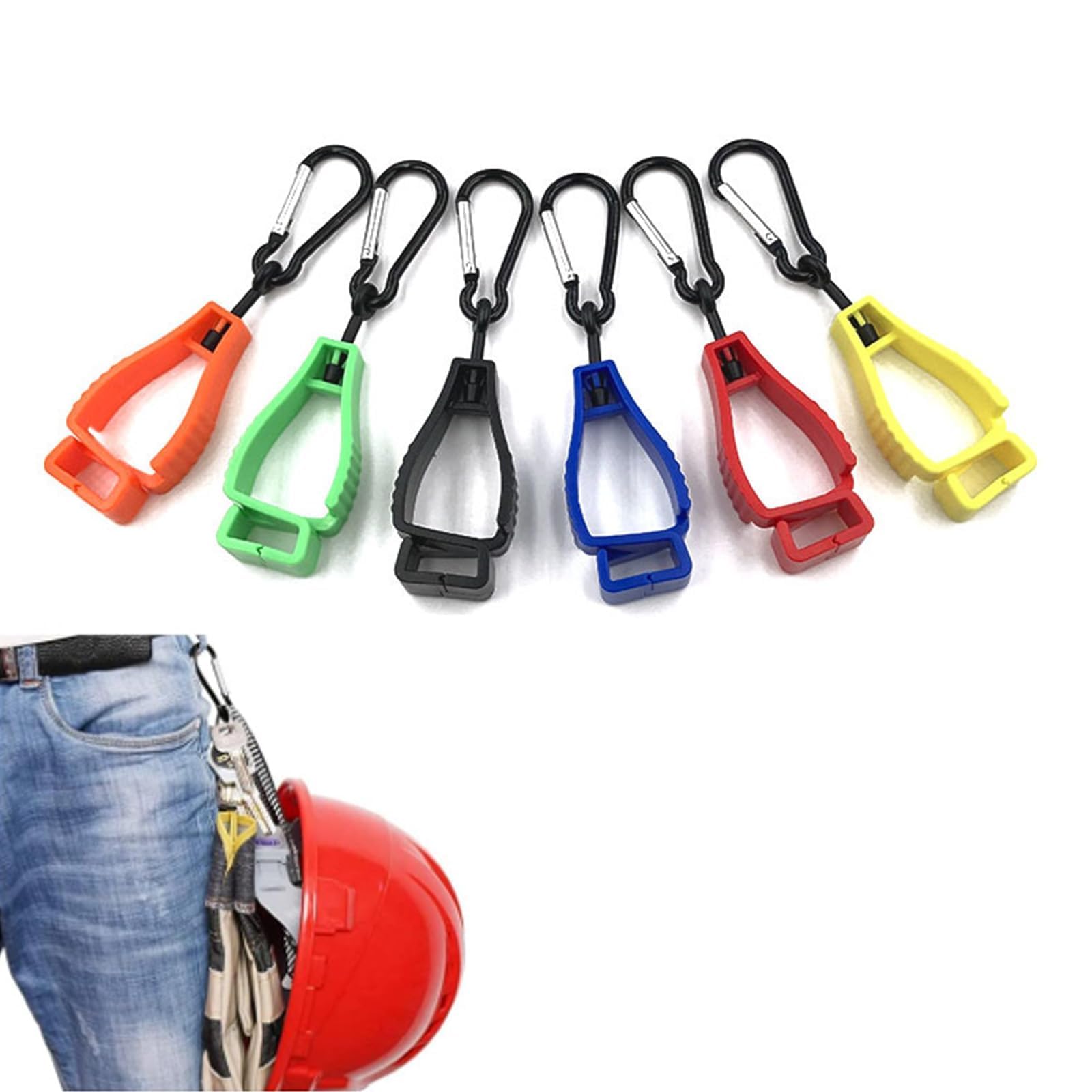 Pinzas Para Guant De 5 Piezas Para El Trabajo, Soporte Para Sujetar