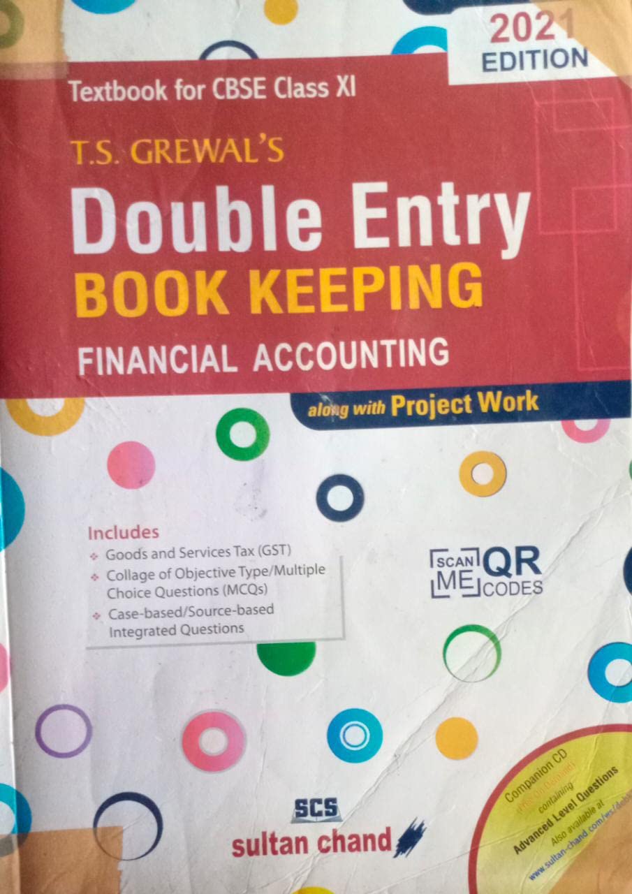 TS Grewal's Double Entry Book Keeping Class 11 Second Hand & Used Book