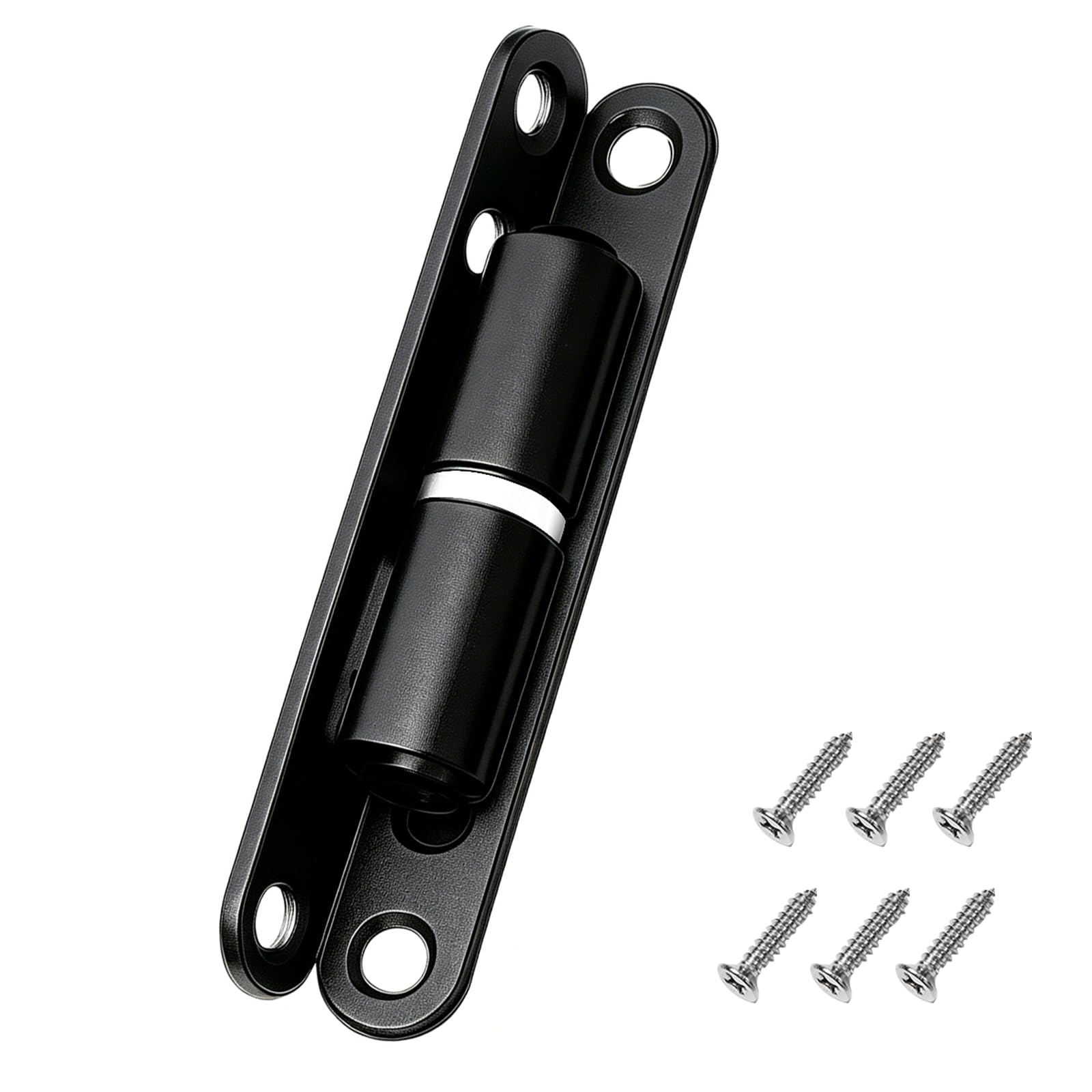 Monlech Plastic Steel Casement Screen Hinges,Small Screen Accessories Hardware Parts,Window Hinge for Fly Screen Door,Window Fittings Replacement Parts (10, Black)