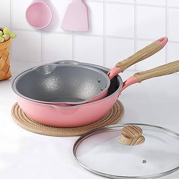 ノンスティック フライパン 中華鍋*2 Amazon｜中華鍋ノンスティック中華鍋、大型鉄鍋、家庭用昔ながら