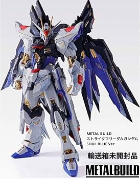 BANDAI - 込 L BUILD ストライクフリーダムガンダム SOUL BLUE 抽選販売】METAL BUILD ストライクフリーダムガンダム SOUL BLUE