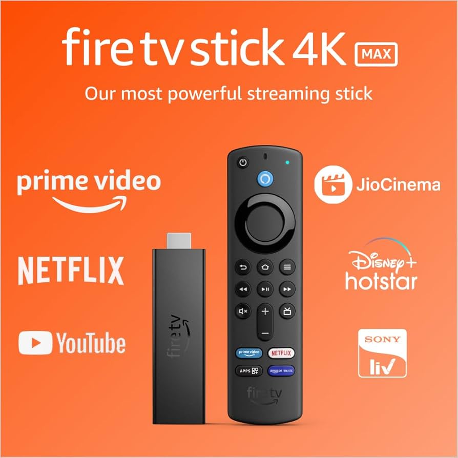 新品未使用 Amazon Fire TV Stick 4K Max Alexa Fire TV Stick 4K Max streaming device, Wi-Fi 6, Alexa Voice