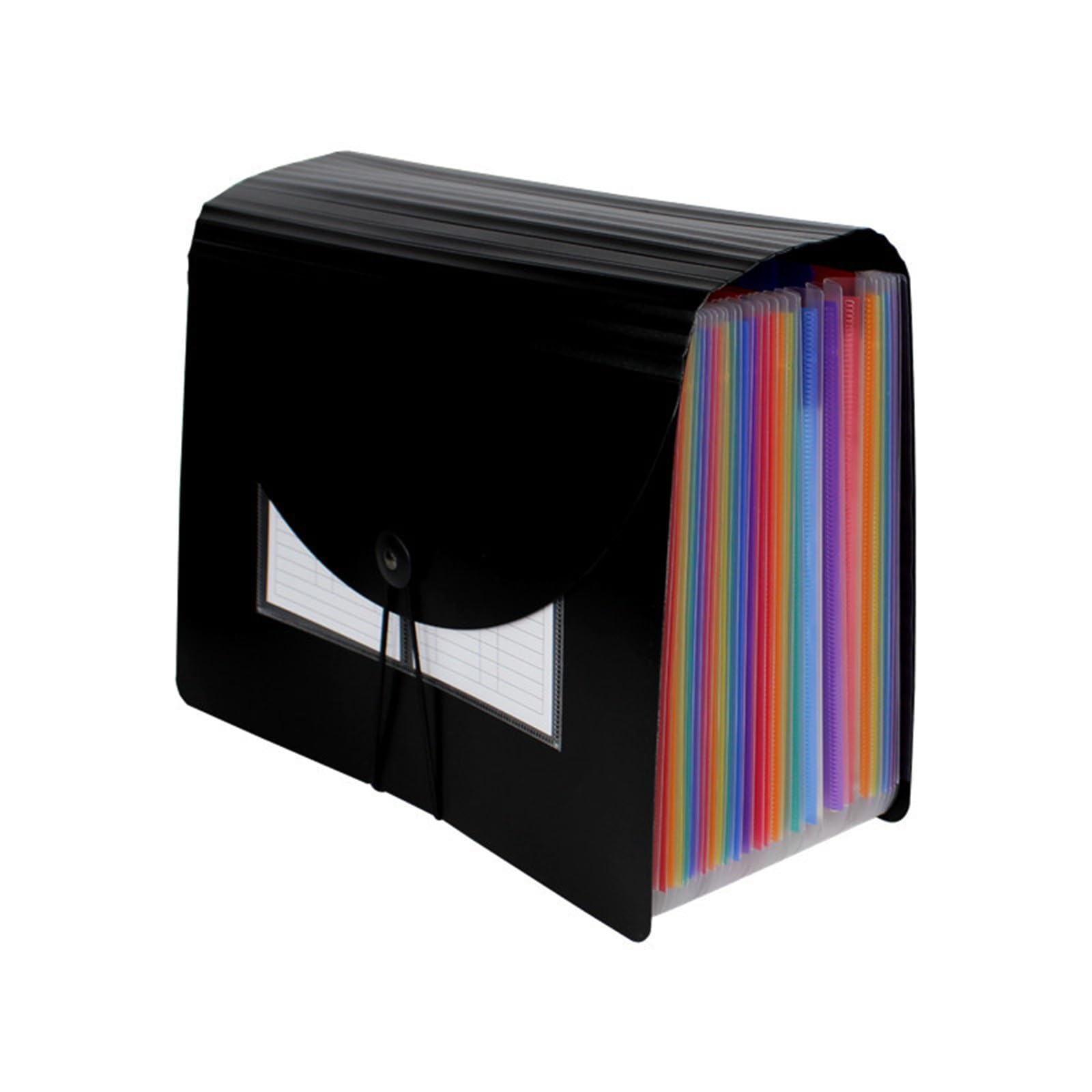 Carpeta Mini carpeta retráctil de organza A4 26 capas, soporte papel multicapa para Almacenamiento de Archivos