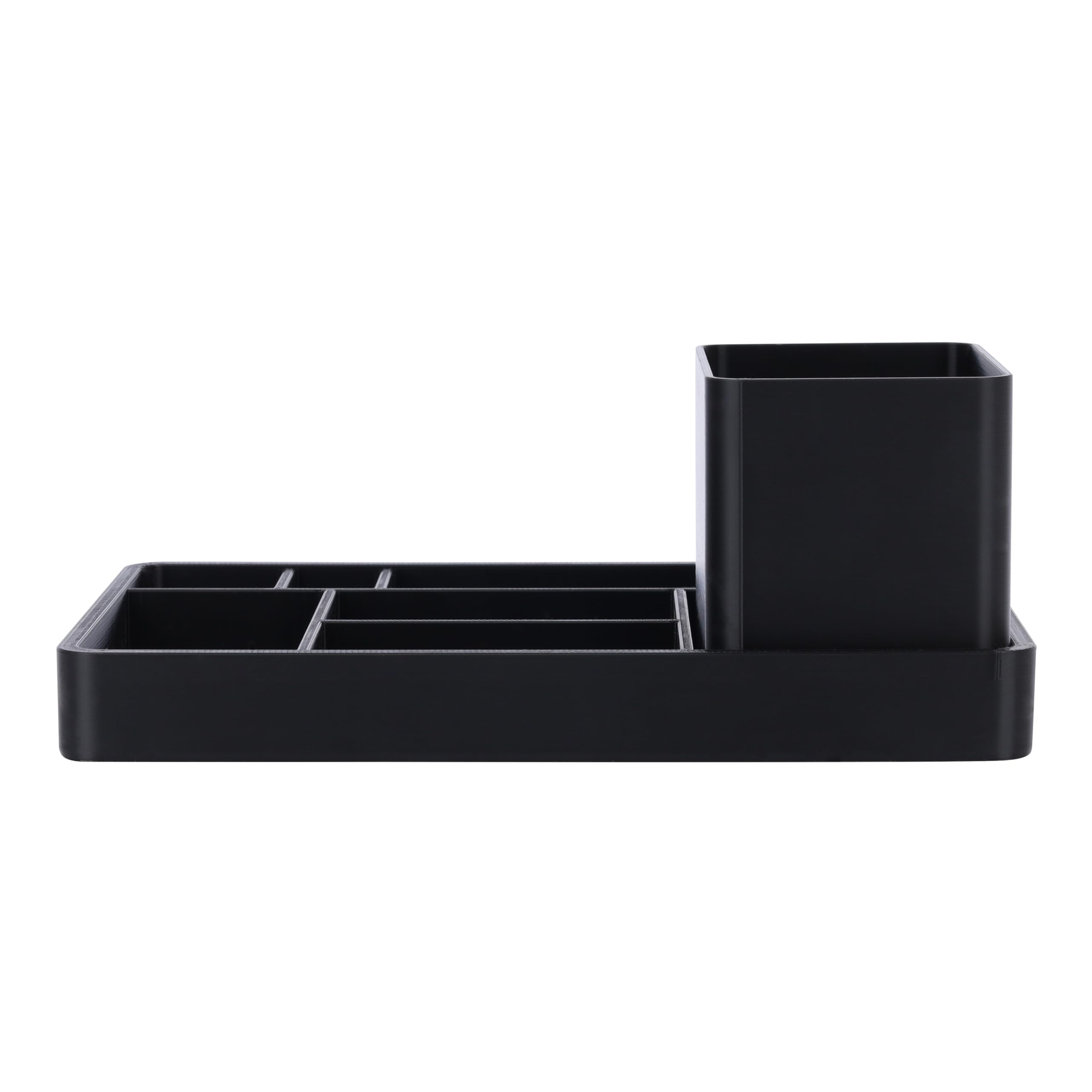 QUANTUM LEGENDS Pen and Pencil Stationary Storage, Desk Organizer Box for Home and Office Accessories, 3D Printed Desk Organizer Pack of 1 (Black color) 4