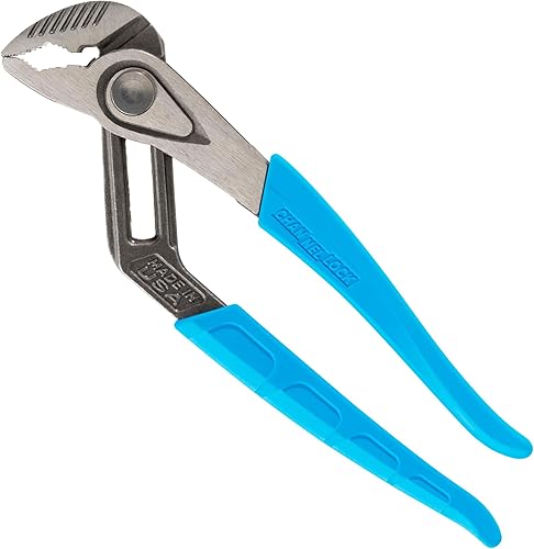 Channellock Alicates V-JAW SPEEDGRIP de 432 x 10 pulgadas, acero forjado de alto carbono, ajuste de botón, fabricado en los Estados Unidos