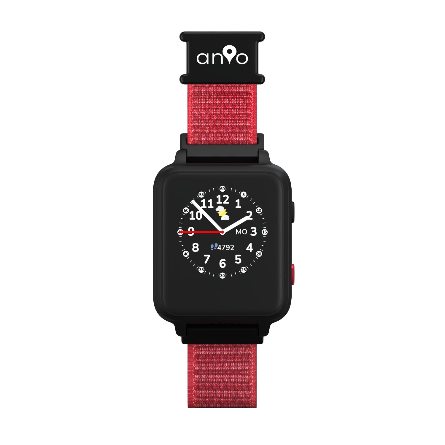 ANIO Anio5s 2023 Montre pour Enfant avec Fonction Appel, Montre de téléphone, Tracker, Messages, Mode Scolaire, Fonction SOS et détection