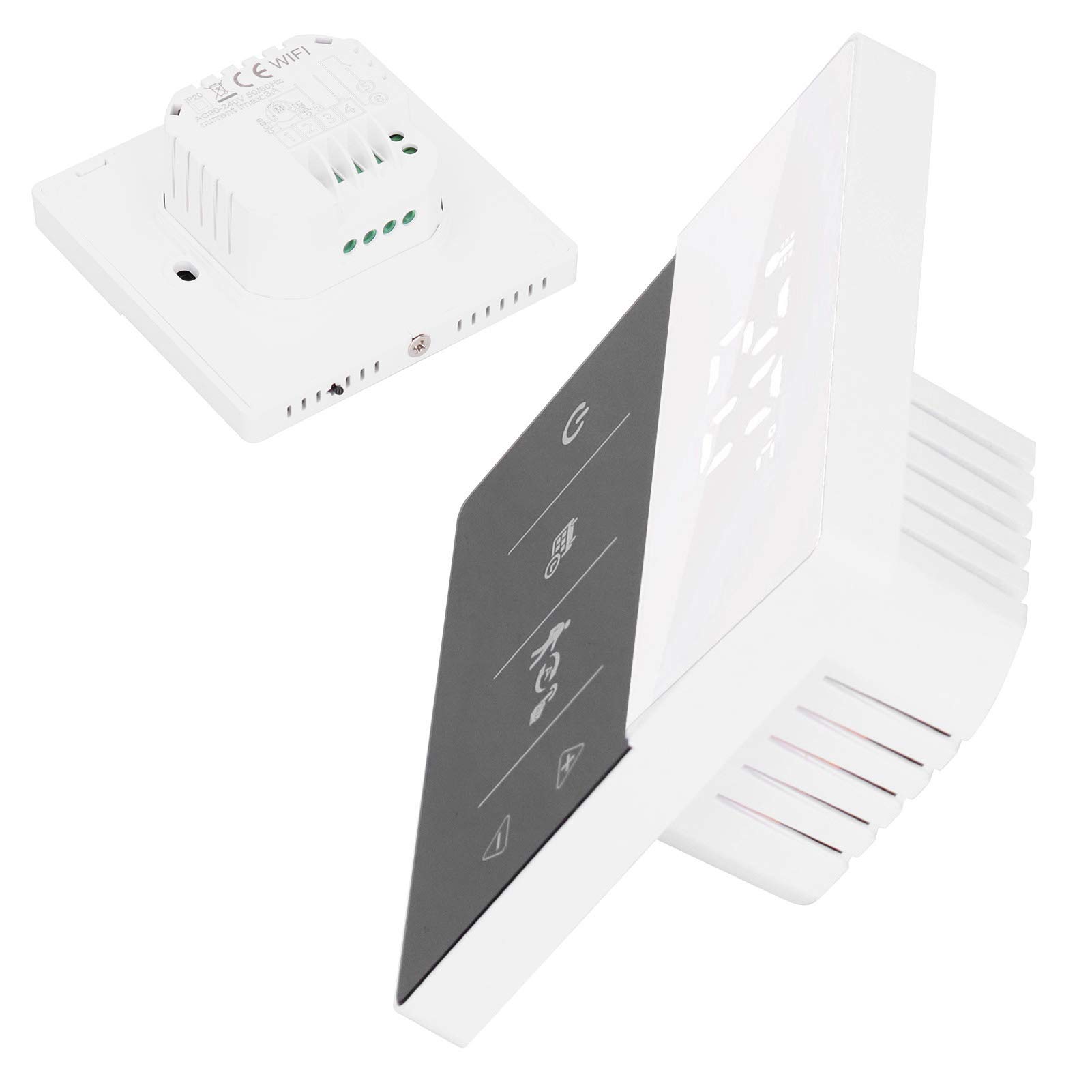 ViaGasaFamido Termostato WiFi Regolatore di Temperatura Montato a Parete