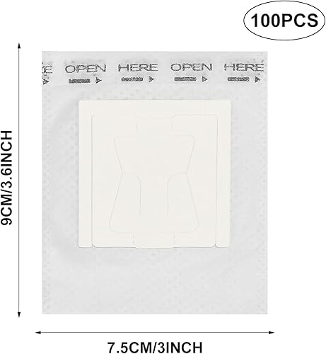 Miniatura 2 de 100 bolsas de papel de filtro de café portátil, bolsa de café desechable, bolsa de café de goteo colgante de goteo, bolsa de filtro de café de una