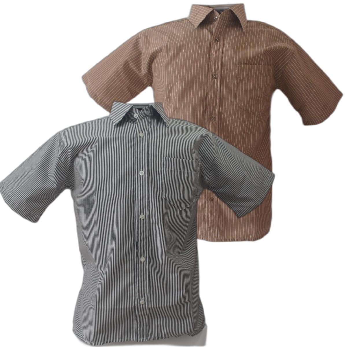 Camisa Social Masculina Listrada, Manga Curta, com Bolso, Azul e Telha, 2 Peças em promoção! Veja a oferta e mais achadinhos de Camisas 2 Hoje é o melhor dia para comprar Camisa Social Masculina Listrada, Manga Curta, com Bolso, Azul e Telha, 2 Peças com aquele preço maroto! Promoção! Aproveite a oferta! 2