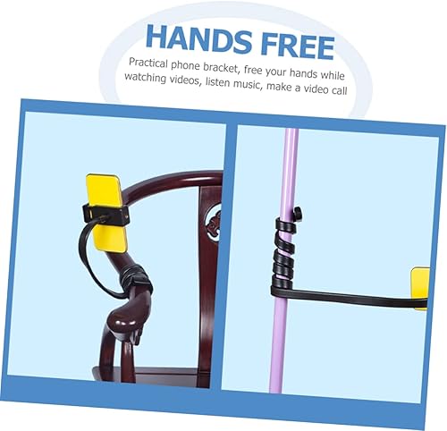 Miniatura 2 de Soporte para teléfono envuelto para manguera, soporte flexible para teléfono celular, soporte para cama, bicicleta, cochecito, soporte de teléfono