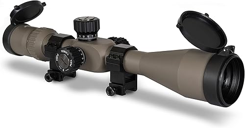 Monstrum G3 4-16x50 - Alcance de rifle FFP de primer plano focal con retícula MOA iluminada y ajuste de paralaje