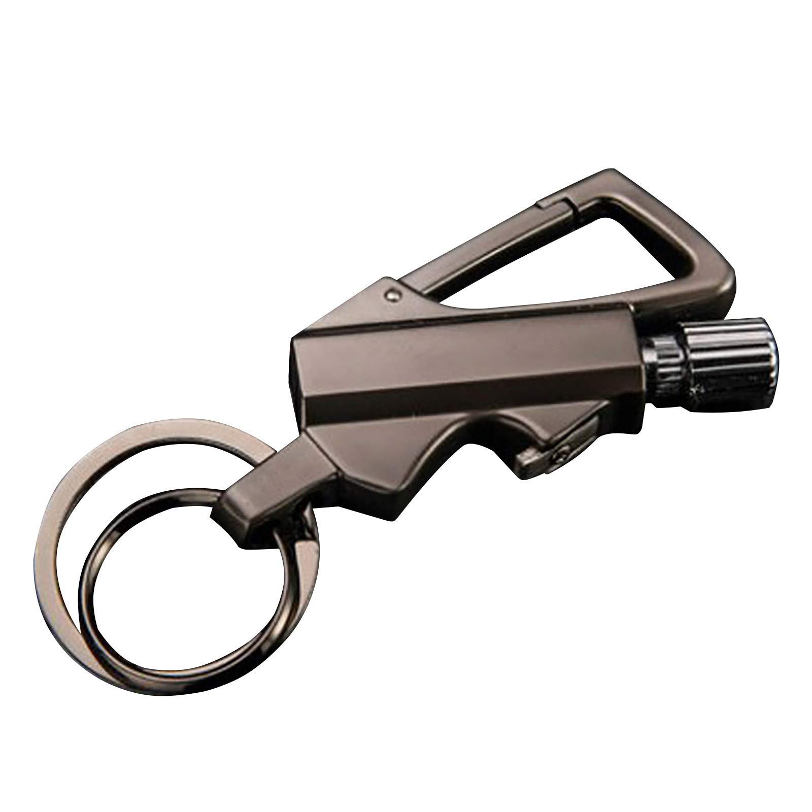 Mishrit Permanent Match, Flint Fire Starter Never Ending Match Keychain Lighter with Bottle Opener, Forever Waterproof Matches Strike Anywhere, Survival Cool Lighters for Camping
