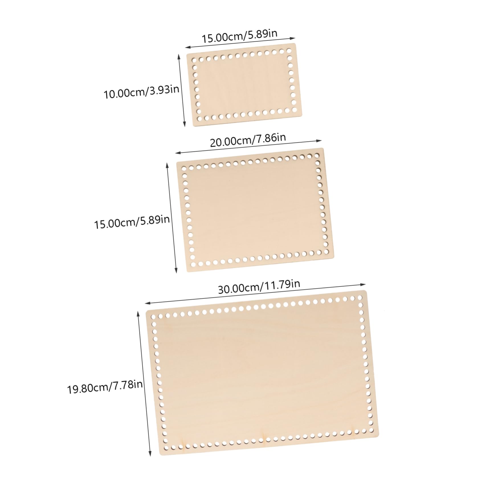 Housoutil Mini Embroidery Stretch Crochet Basket Base Round Crochet Basket Bases