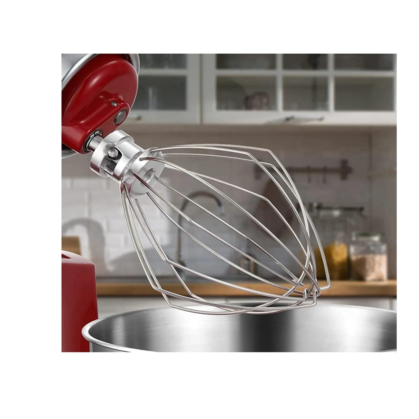 3X Schneebesen For 5QT Lift Und 6QT Standmixer, Schneebesenaufsatz, Edelstahl-Eiercremerührer-T33C