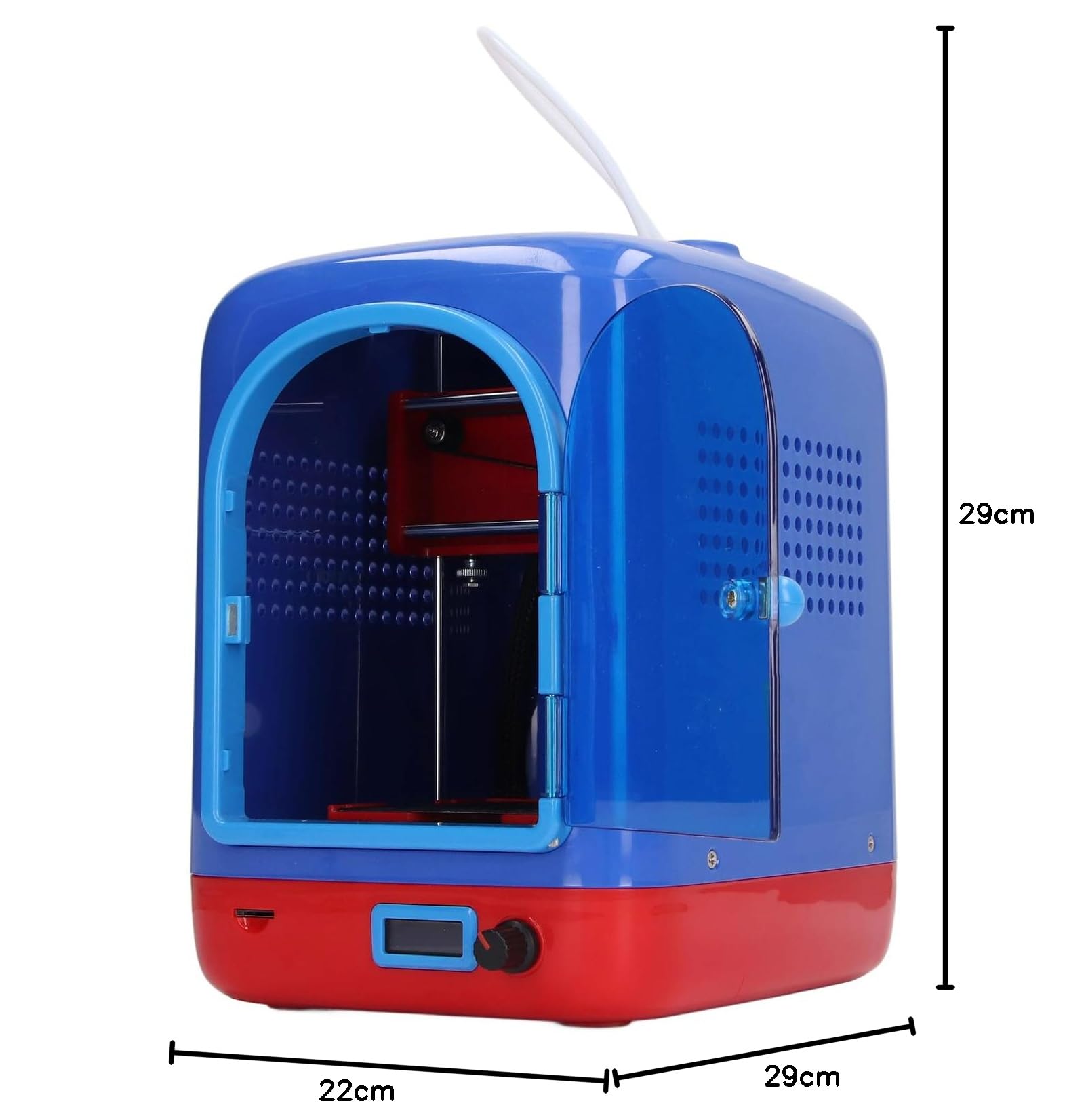 Stampante 3D, 80x80x80mm Ugello 0,6 Mm Ad Alta Precisione Mini Stampante 3D Toybox Stampante 3D Impresora 3D con PLA Consumabili per Artigianato Fai-da-te (Spina UE 100-240 V)