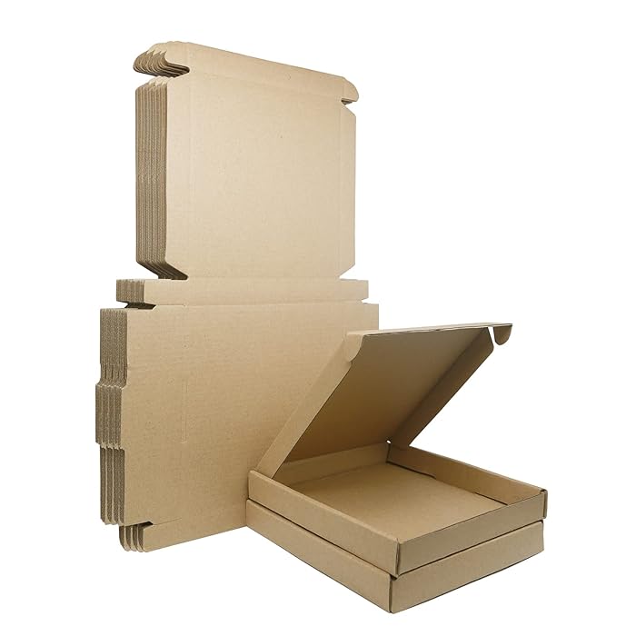 Buy Corrugated Cardboard Shipping Boxes, 15x15x2cm Royal Mail Large