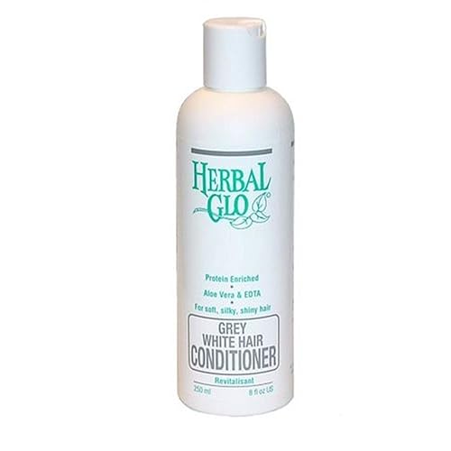 Herbal Glo Champú para cabello blanco y gris - 8 fl oz