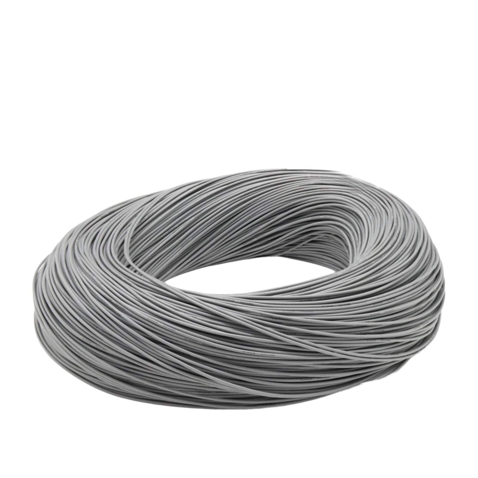 1~10M Cable de cobre suave caucho silicona 30/28/26/24/22/20AWG flexible alta temperatura(Gray; 3 Meters; 20AWG)