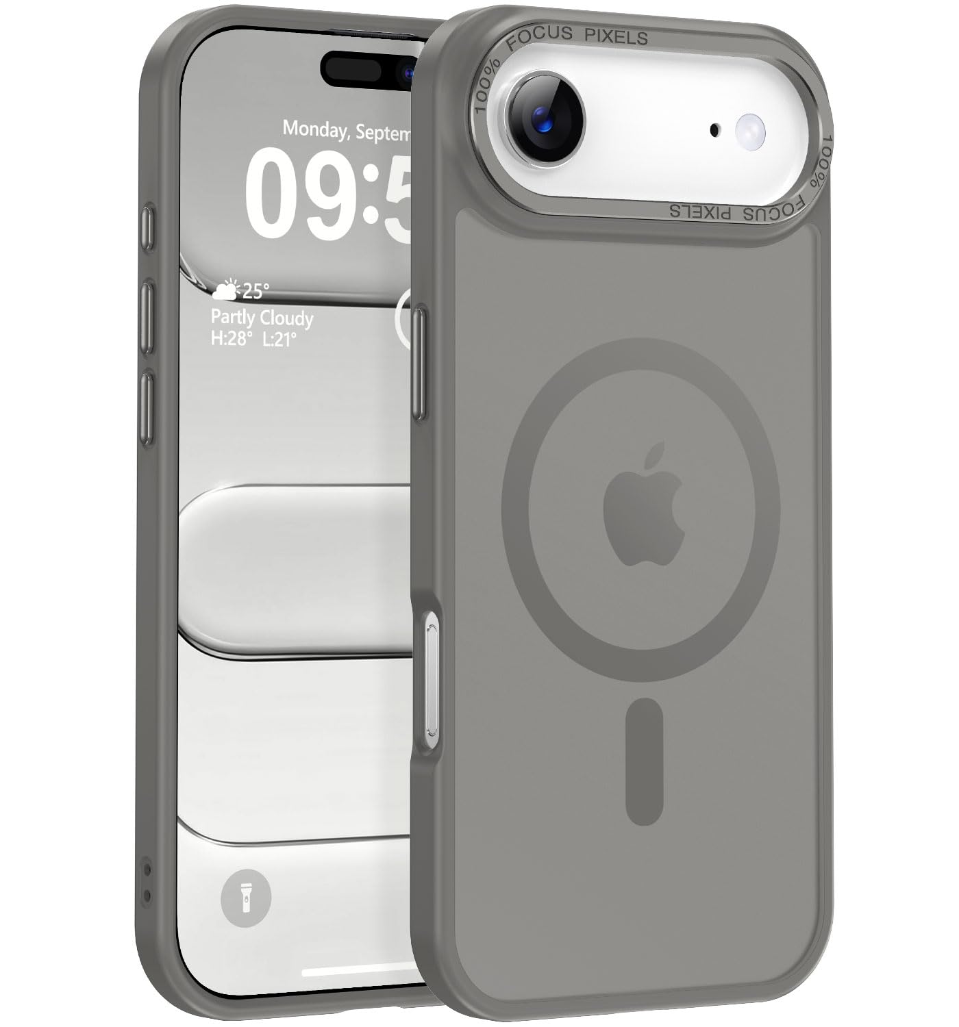 Newfuture Strong Magnetic Compatible with iPhone 17 Pro Case [13 FT Military Drop Protection] [Compatible with Magsafe] Slim Translucent Matte Shockproof with Anti-Fingerprint Phone Case, Tender Pink — view 81