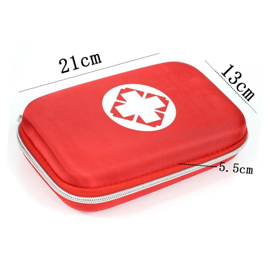 2 Piezas Kit Medico Portatil Bolsa Medica Bolsa De Primeros Auxilios Botiquín Médico Rojo