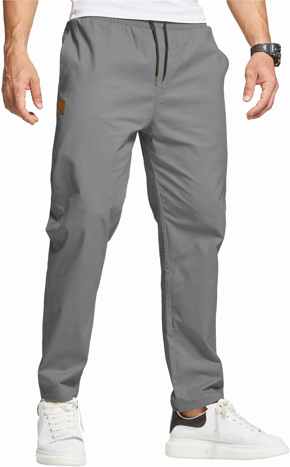 ZOXOZ Men Casual Chino Trousers Joggers for Men Work Trousers Tracksuit Bottoms