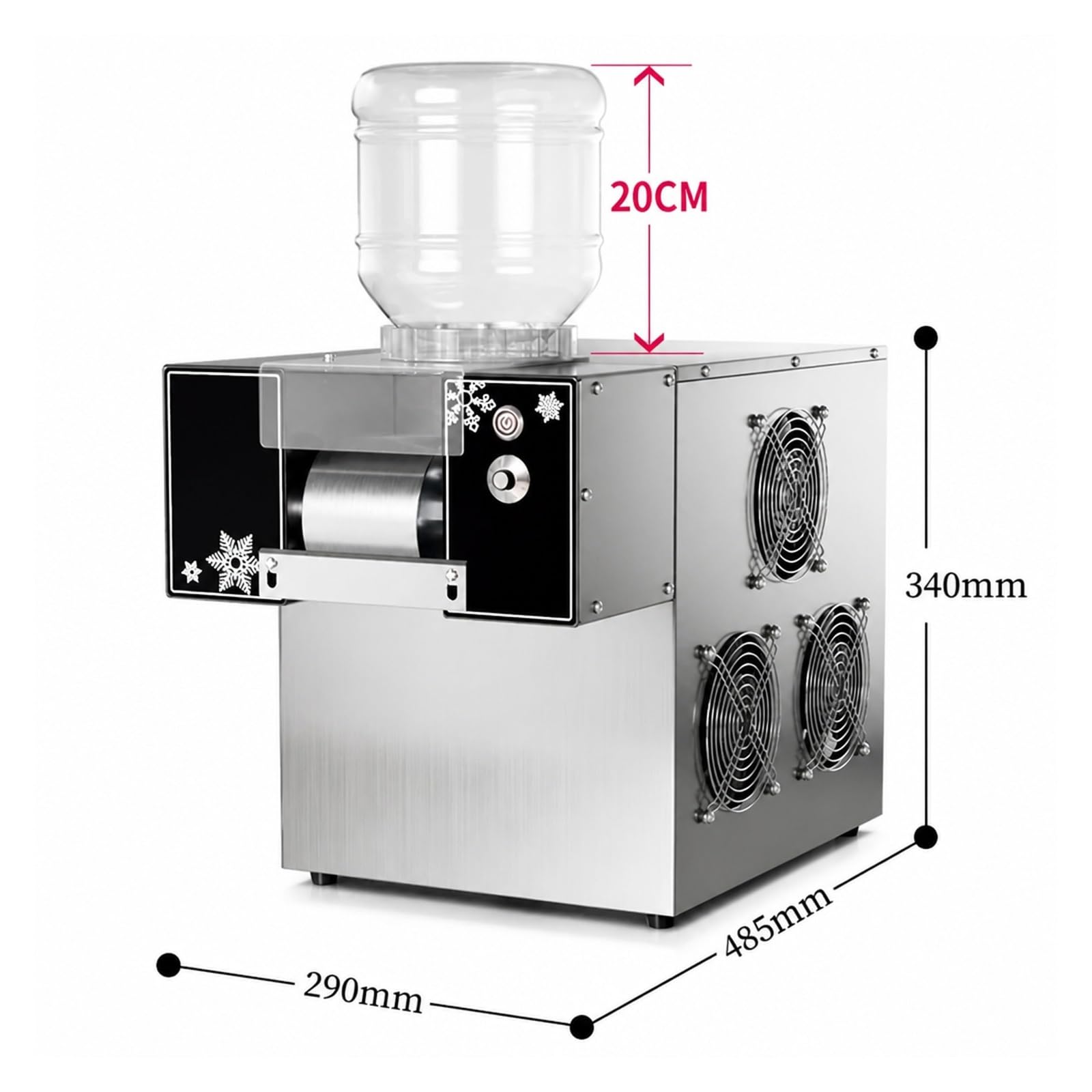 Macchina per il ghiaccio, Mini fiocco di neve Ice Maker rasoio fiocco di neve