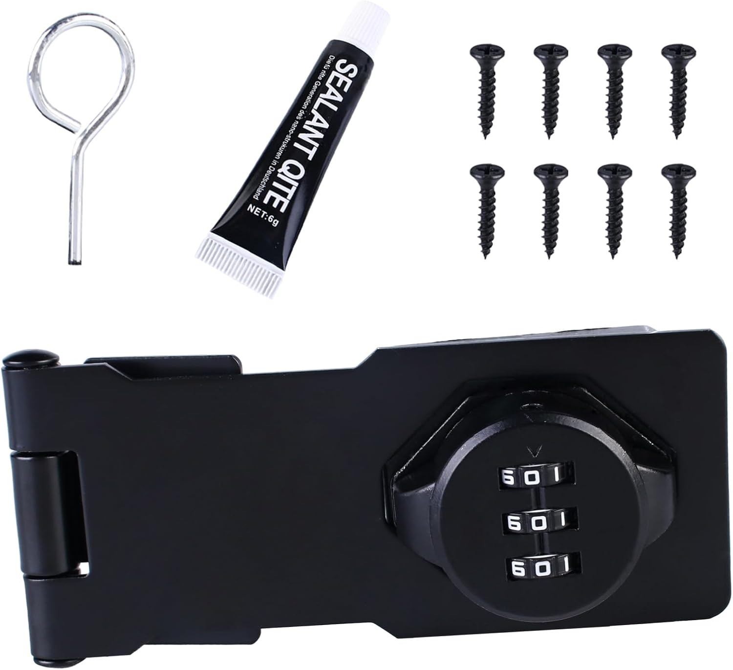 Mechanical Password Rotary Hasp Locks Hasp Latch Household