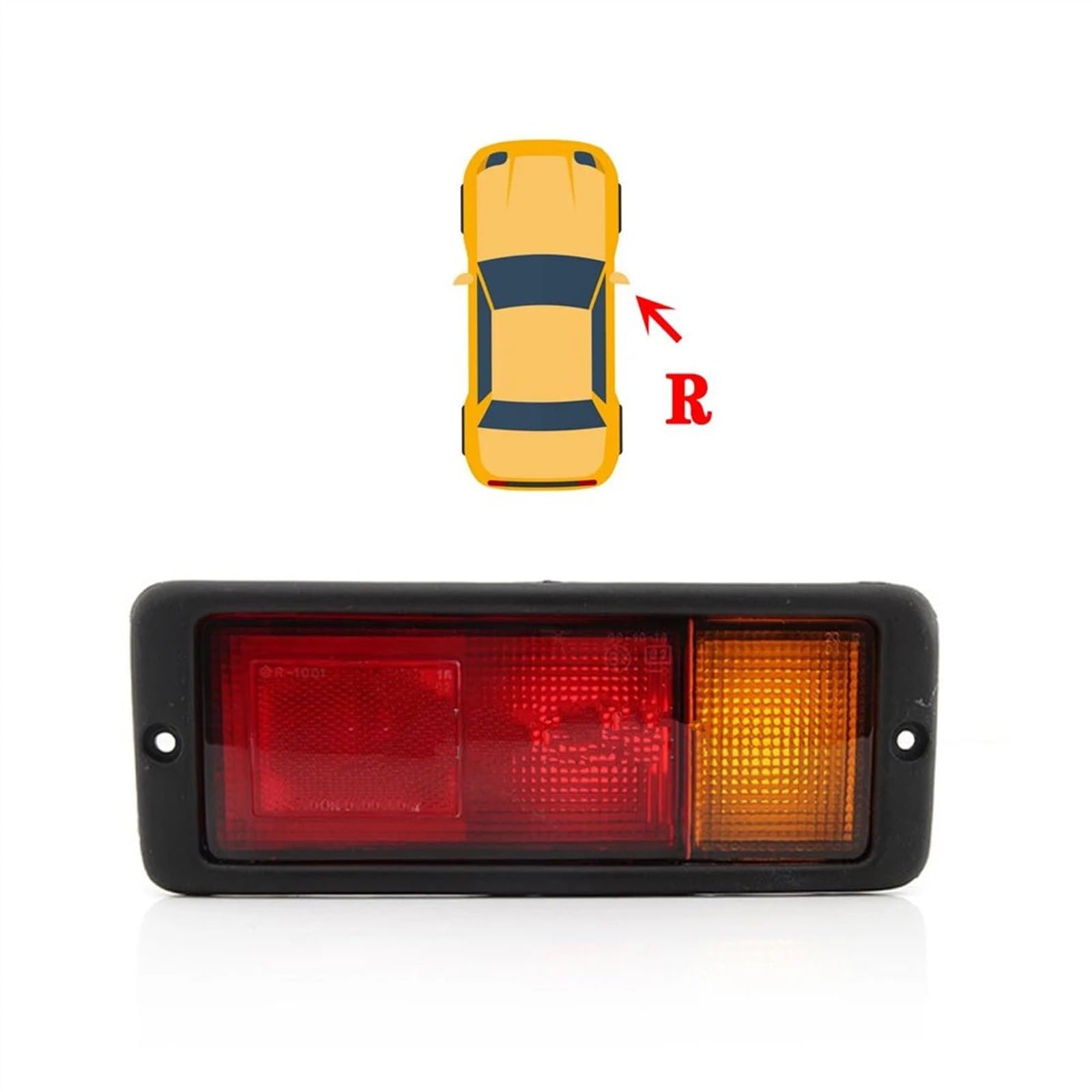 Compatibile Con Mitsubishi Per Pajero 1992-1999 Per Montero V33 MB124963 Paraurti Posteriore Riflettore Lampada Fanale Posteriore MB124964 214-1946L-UE 214-1946R-UE Fanalino posteriore auto