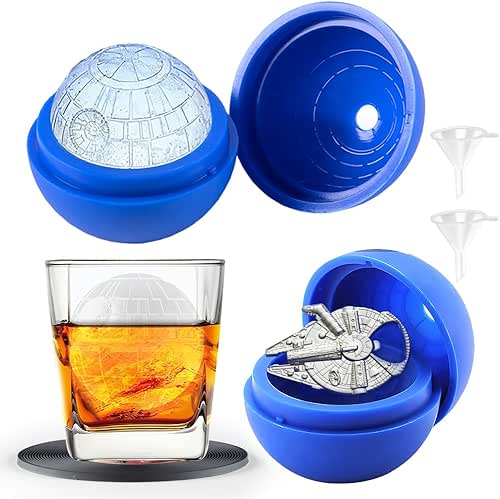Star Wars Death Star Ice Cube Mold, Round Ice Cube
