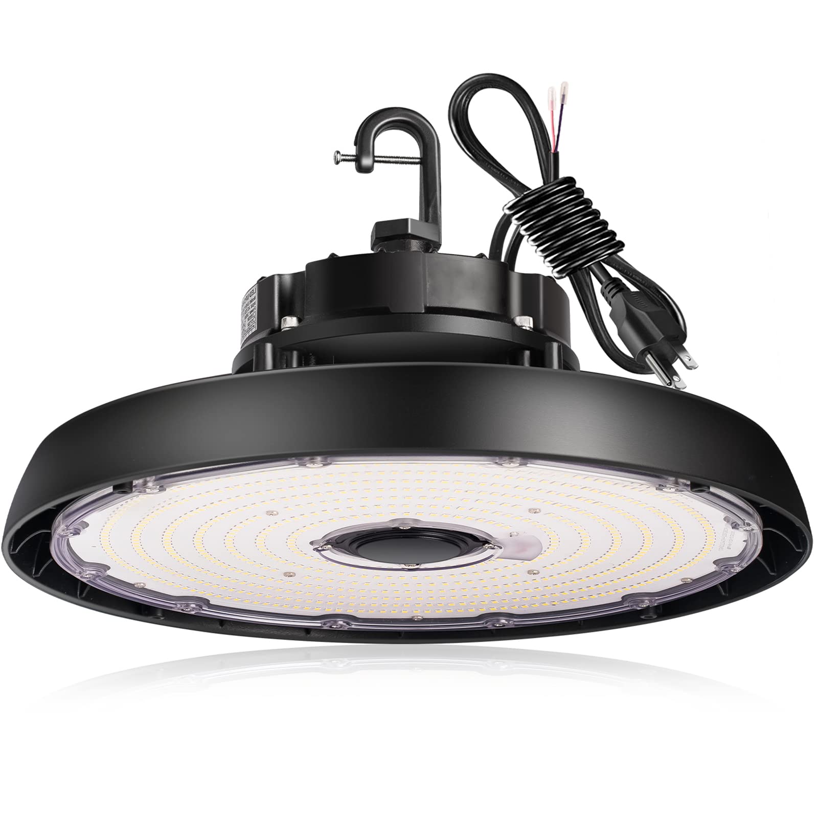 UFO LED High Bay Light 240W UL DLC Listed Ultra Bright Ceiling Lamp for Garage,Shop,Gym,Warehouse Wo