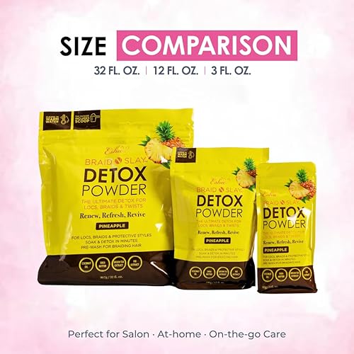 Miniatura 2 de Esha Braid N Slay - Limpiador de cuero cabelludo para trenzas, rastas y giros, elimina la acumulación, el olor y prelava el cabello sintético, sin