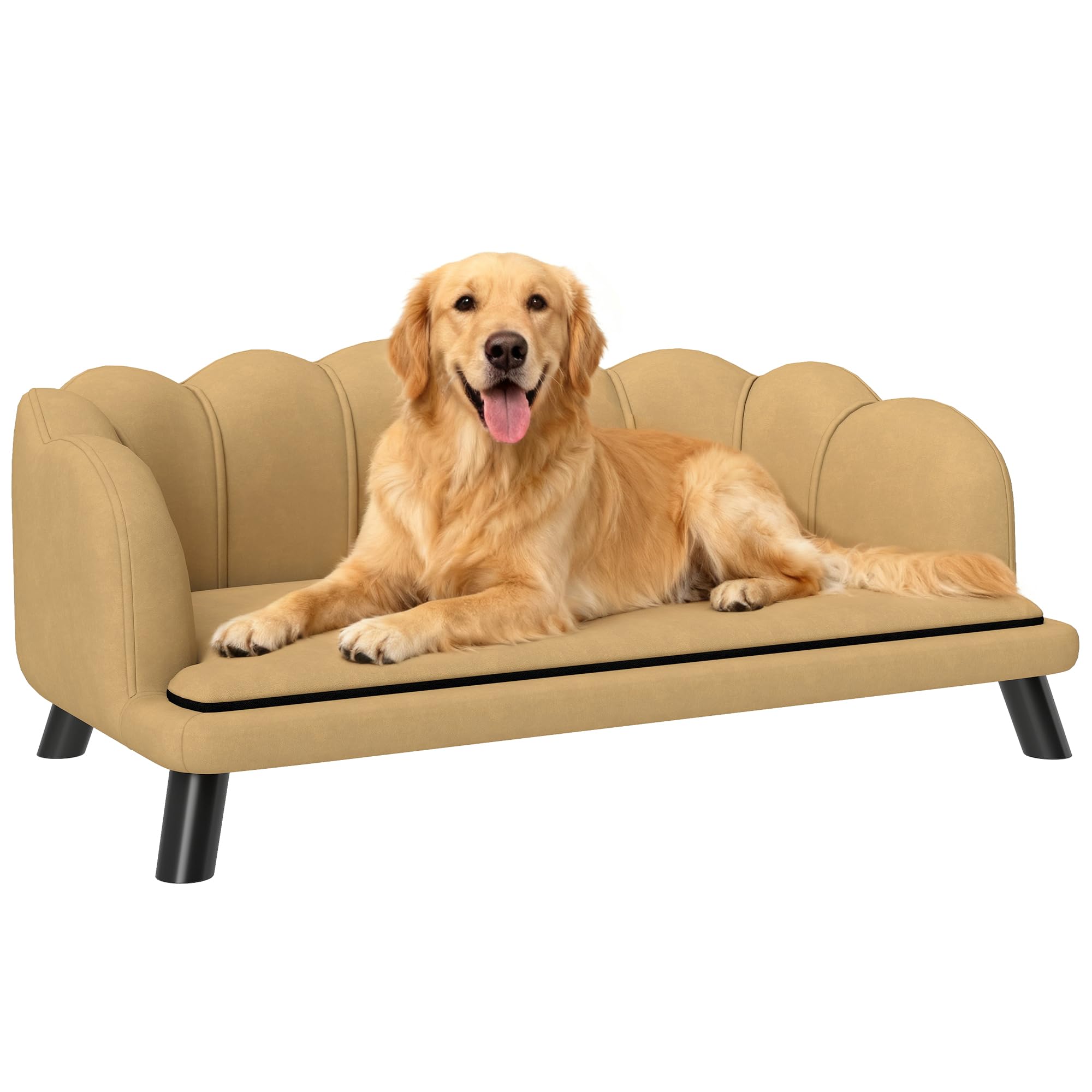 PawHut Velvet Large Dog Couch