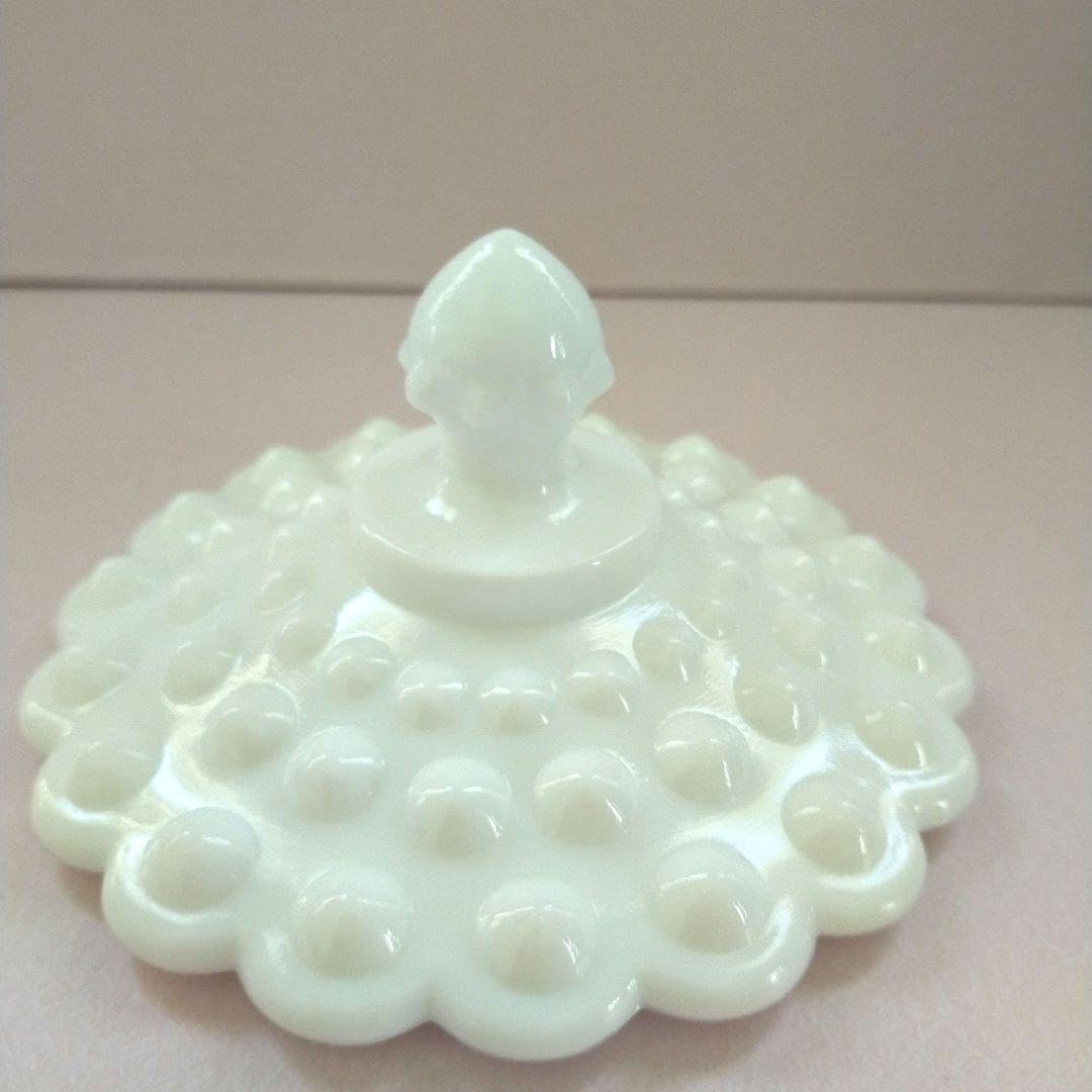フェントン蓋付きミルクガラス Amazon.co.jp: 蓋あり フェントン ホブネイル ミルクガラス