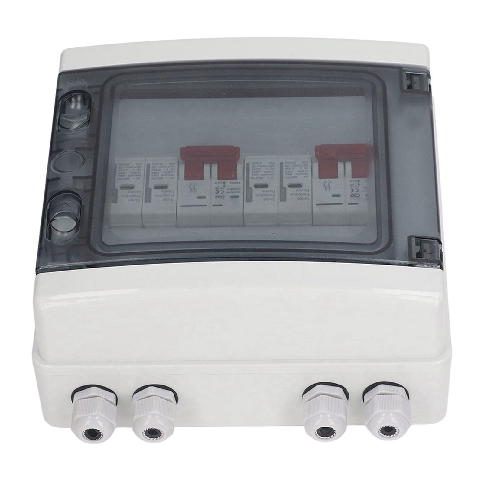 Pissente Interruttore Sezionatore Solare DC500V, PC Ignifugo, Interruttore Automatico da 32A, Resistente All’acqua IP65, Adatto per Sistemi di Energia Solare e