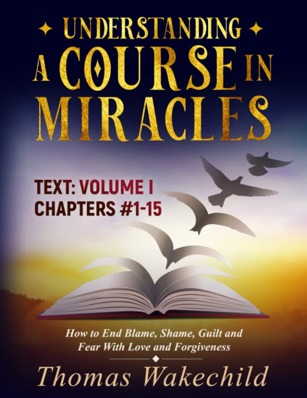 Understanding A Course In Miracles Text: Volume I Chapters #1-15: How to End Blame, Shame, Guilt and Fear With Love and Forgiveness