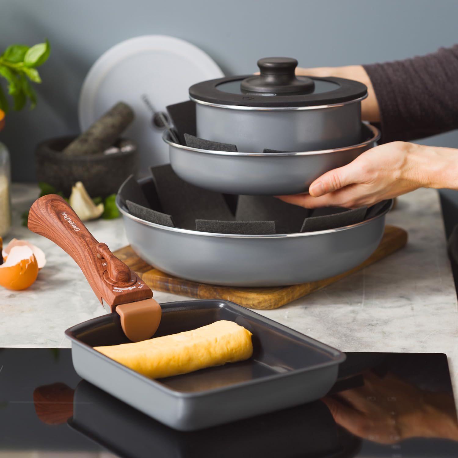 Amazon.co.jp: [グリーンパン] フライパンセット 9点セット フライパン