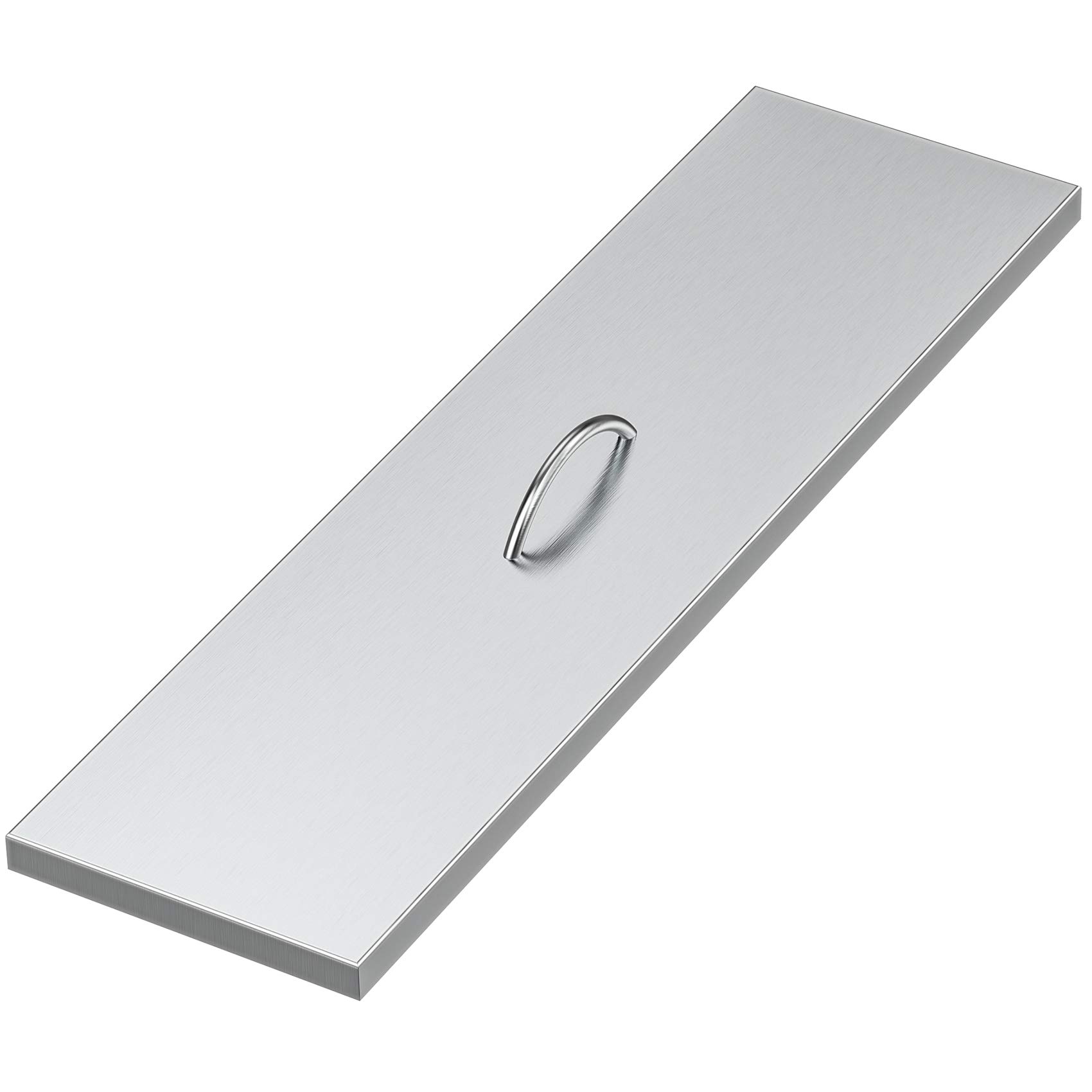 Stanbroil 33" x 9" Stainless Steel Fire Pit Cover Fits 30 x 6 Inches Linear Drop-in Burner Pan