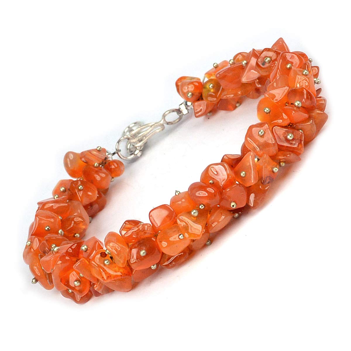 Reiki Crystal Products Carnelian Stylish Bracelet for Women (Orange, Red) (B07C3MDVRY) Amazon Price History, Amazon Price Tracker